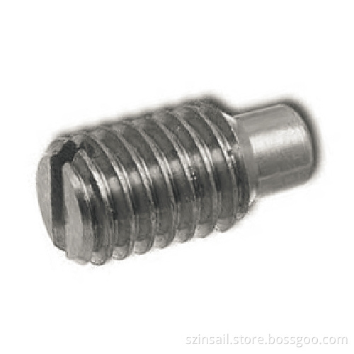 ISO7435, DIN417, Slotted Grub Screws with Full Dog Point